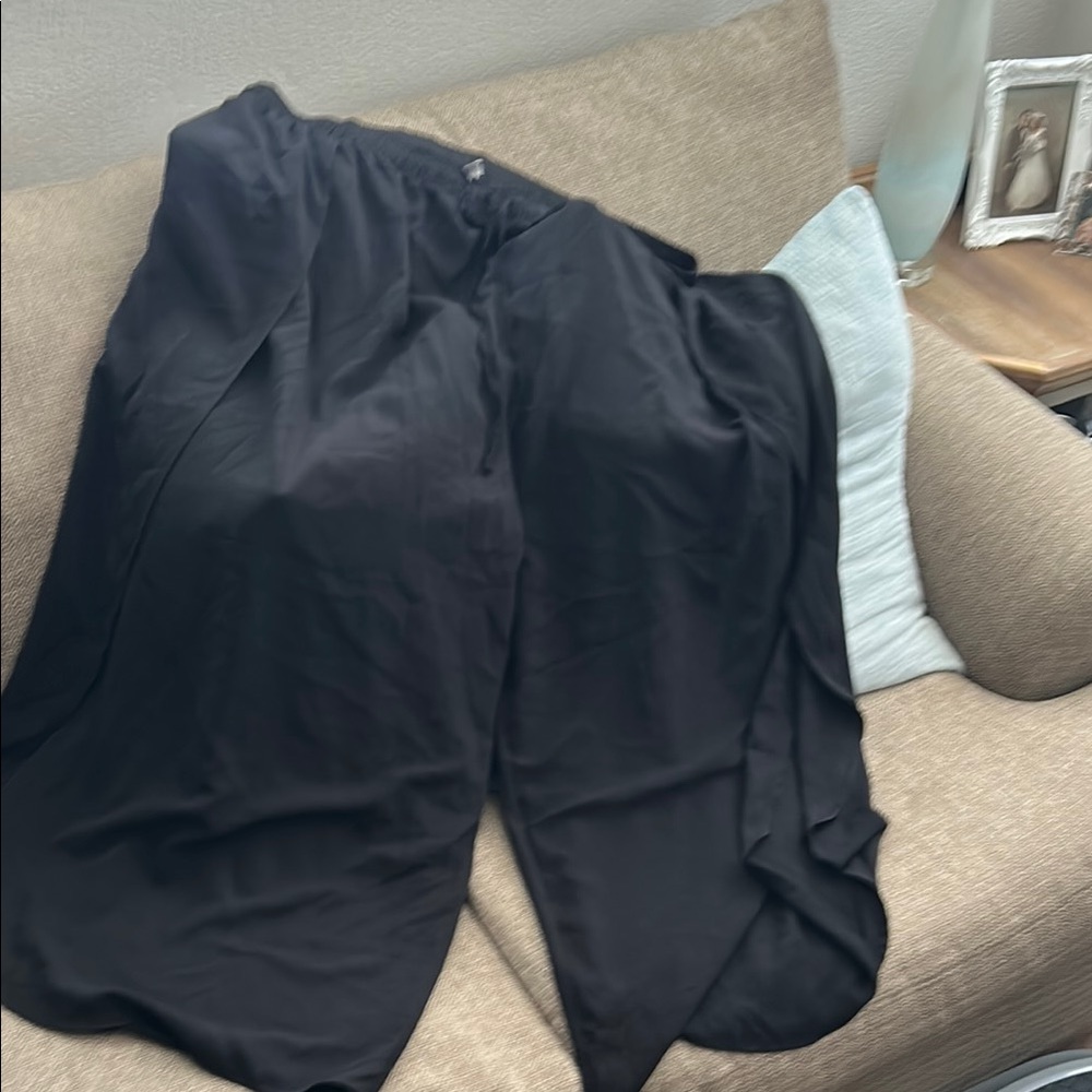 Cover up Black Wide-Leg Pants